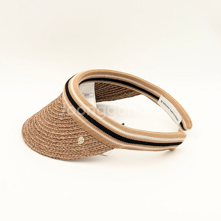 [셀렉트/감정서발급]헬렌카민스키 비앙카 8 스트라이프 여성 바이저 HAT52203--1