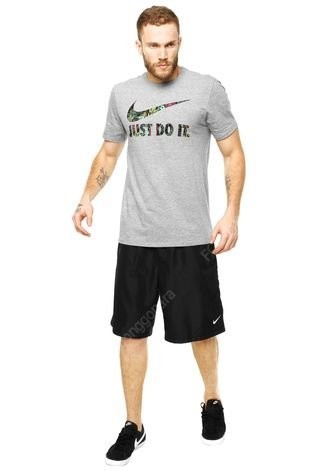 [해외S] 나이키 저스트 두 잇 플로랄 티셔츠 그레이--4