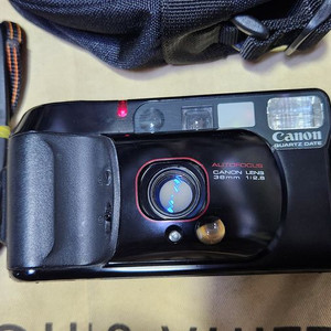 CANON 오토보이3(A급),2CR5 기능노출정상,금일날짜나옴,케이스 카메라가방. 이미지