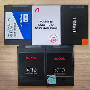 SSD 5종 일괄판매