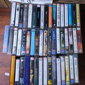 옛날 가요 카세트테이프 50장 일괄