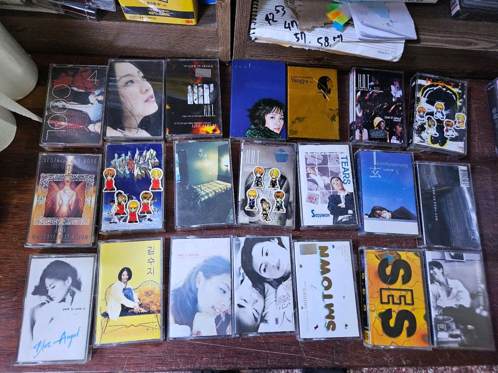 옛날 가요 카세트테이프 50장 일괄--3