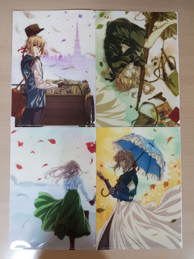 극장판 바이올렛에버가든 2,5주차특전 클리어파일 전종세트 이미지