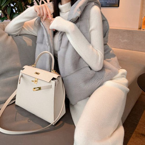 새상품)로썸제이 리얼 밍크 구스다운 베스트