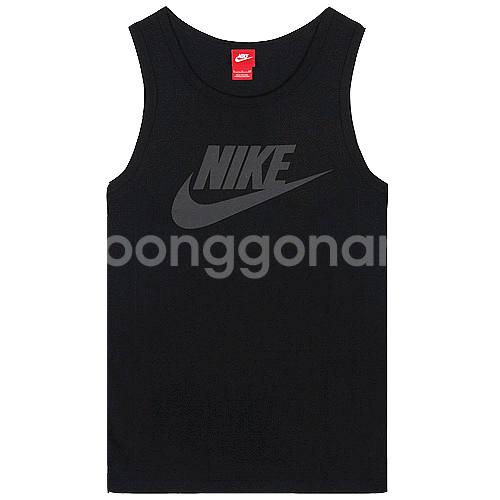 [해외M] 나이키 에이스 로고 탱크탑 나시티블랙 새제품--1
