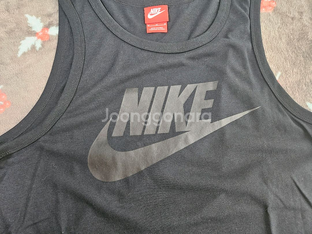 [해외M] 나이키 에이스 로고 탱크탑 나시티블랙 새제품--7