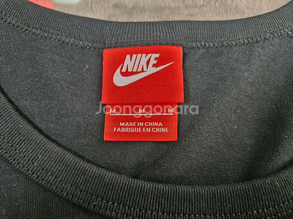 [해외M] 나이키 에이스 로고 탱크탑 나시티블랙 새제품--8