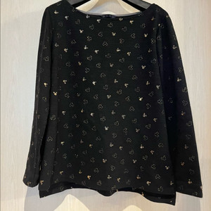 88) NAMU 미키마우스 긴팔 티셔츠 블랙 이미지