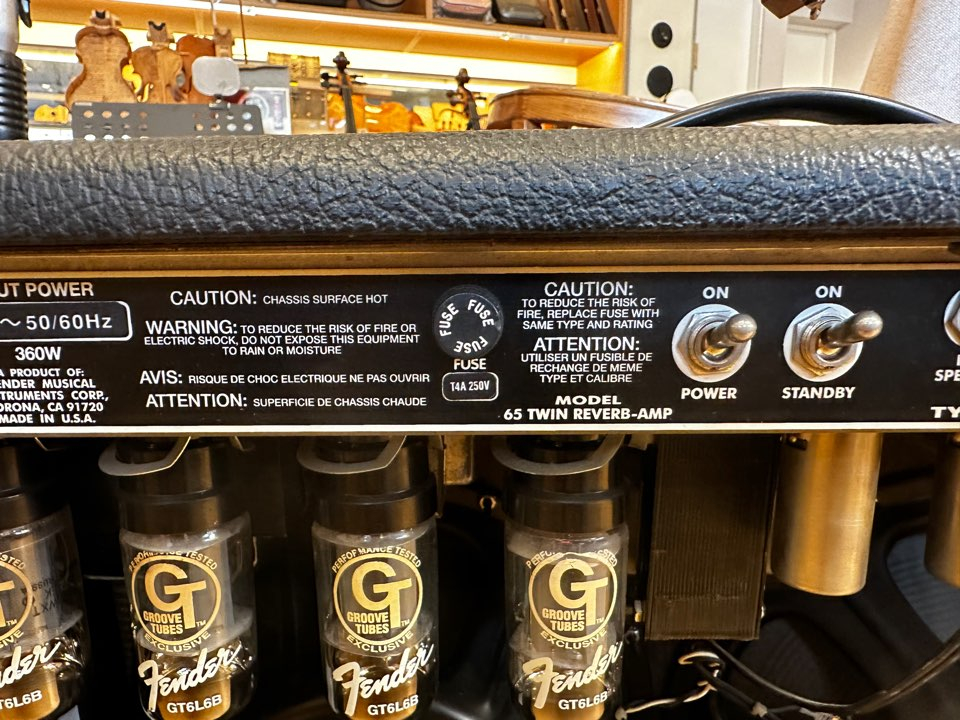 팬더 65 트윈리버브 진공관식 기타앰프 팝니다 이미지