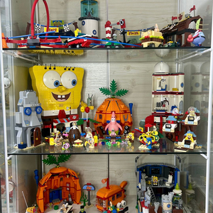 (장식장포함/일괄) 레고 스폰지밥 정품 풀세트 판매합니다 (3818, 3830, 3832, 4981 등)
