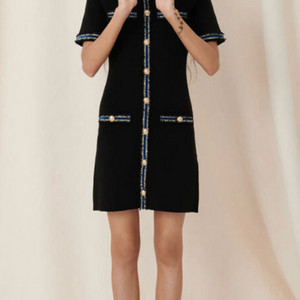 마쥬 반팔 니트원피스