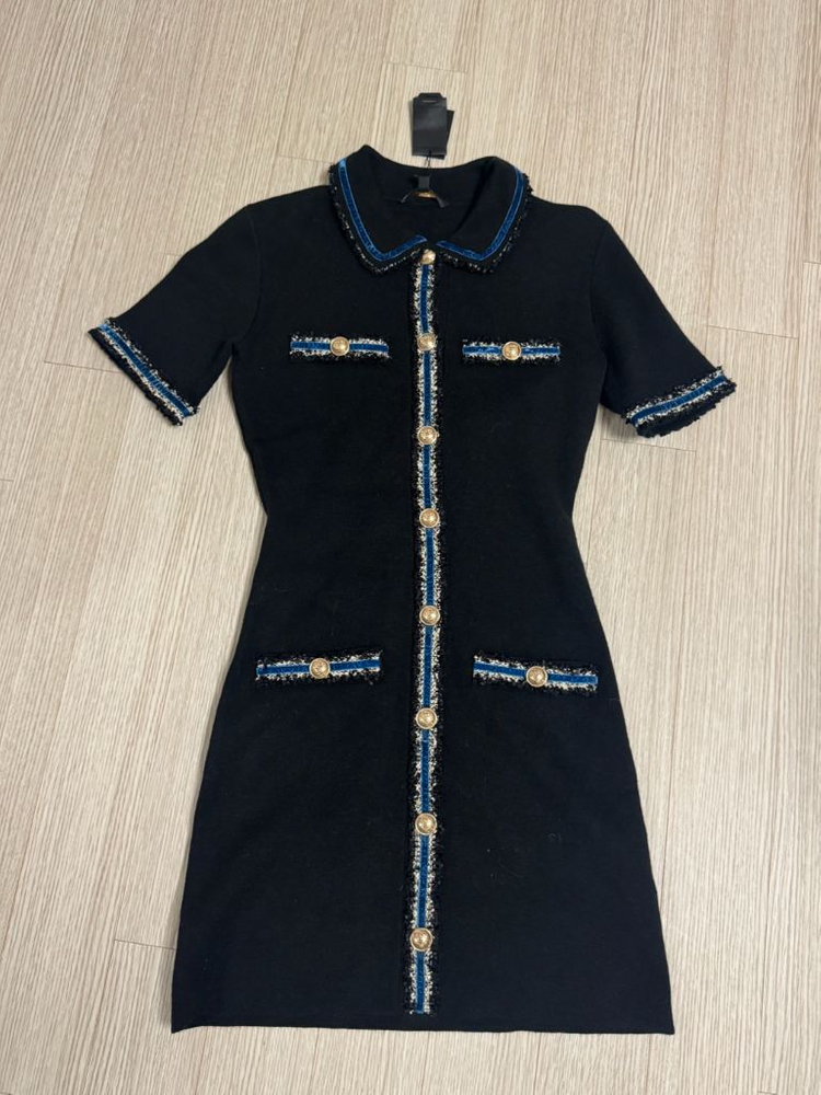 마쥬 반팔 니트원피스--1