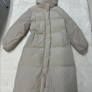 시슬리 니트 모자 덕다운 롱패딩 (42)