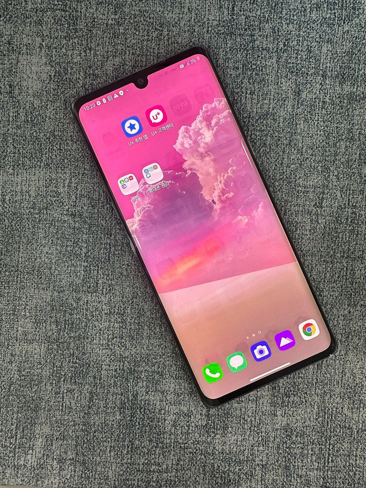 *DJ양파*LG 벨벳 128G 블랙 파손없는 게임용 서브용 단말기 8만원 판매합니다--1