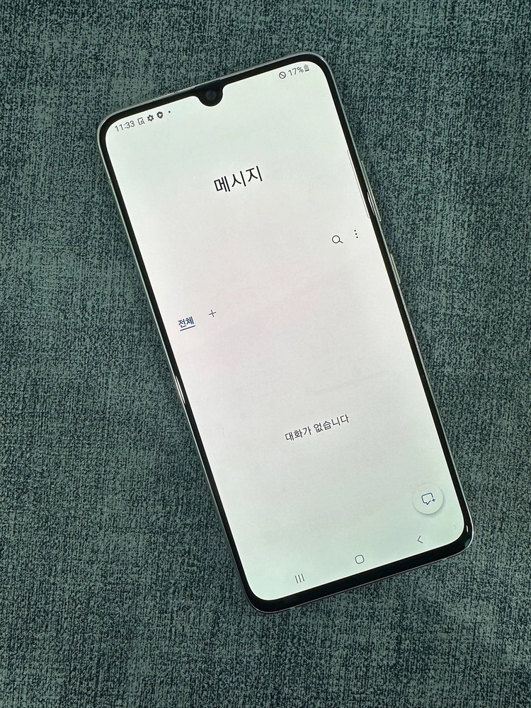 (DJ양파)갤럭시A90 128G 화이트 21년 2월개통 미세한 잔상 상태좋은 단말기 10만원 판매해요 이미지