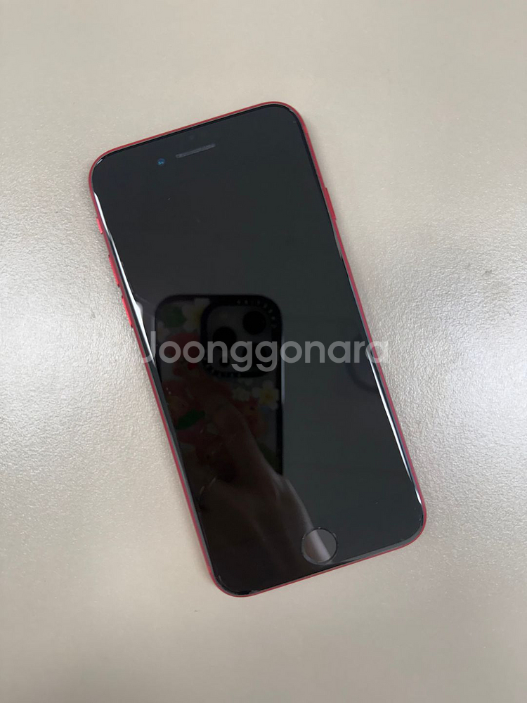 *21만원* 아이폰SE3 레드 128G 배터리93% 깨끗한 A급 단말기 실사용 추천--4