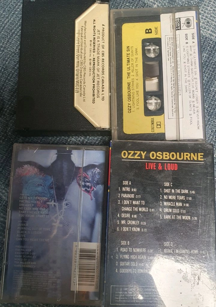 OZZY OSBOURNE 카세트테이프 이미지