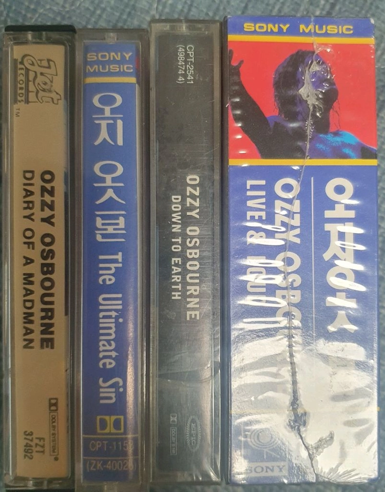 OZZY OSBOURNE 카세트테이프 이미지