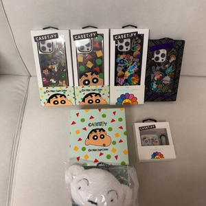 아이폰 16프로맥스 케이스 케이스티파이 짱구 무라카미 에어팟케이스