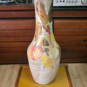 유럽 프랑스 작가 도자기 화병