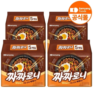 삼양 짜짜로니, 140g, 20개 짜장라면