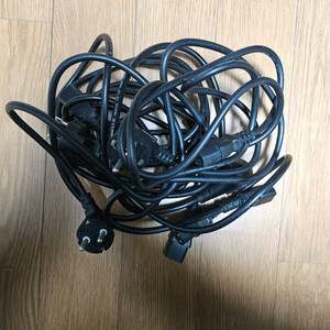 전원케이블 일괄 팝니다