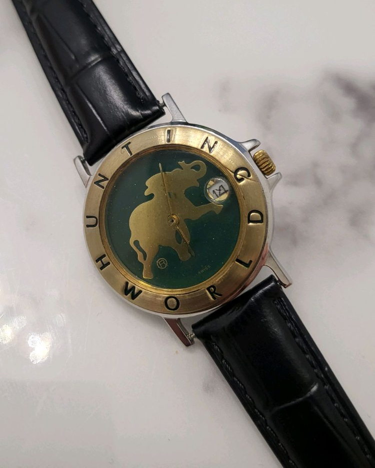 헌팅월드 남여공용 콤비 시계 스위스 명품 남자 여자 이미지