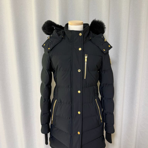 무스너클 여성 로고 워터쉐드 블랙 패딩 자켓 - 미착용 새상품