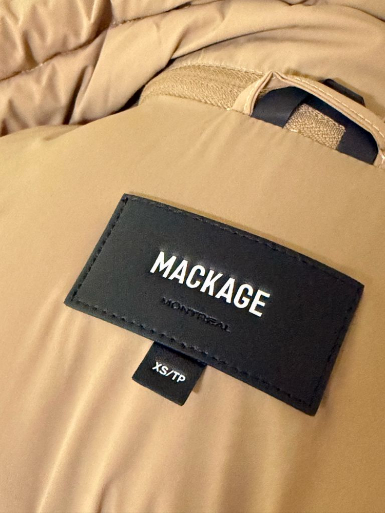 맥케이지 일레나 여성 패딩 (다크 카멜)--8