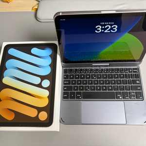 아이패드 미니 6세대 셀룰러 256G + 구도독 키보드 케이스