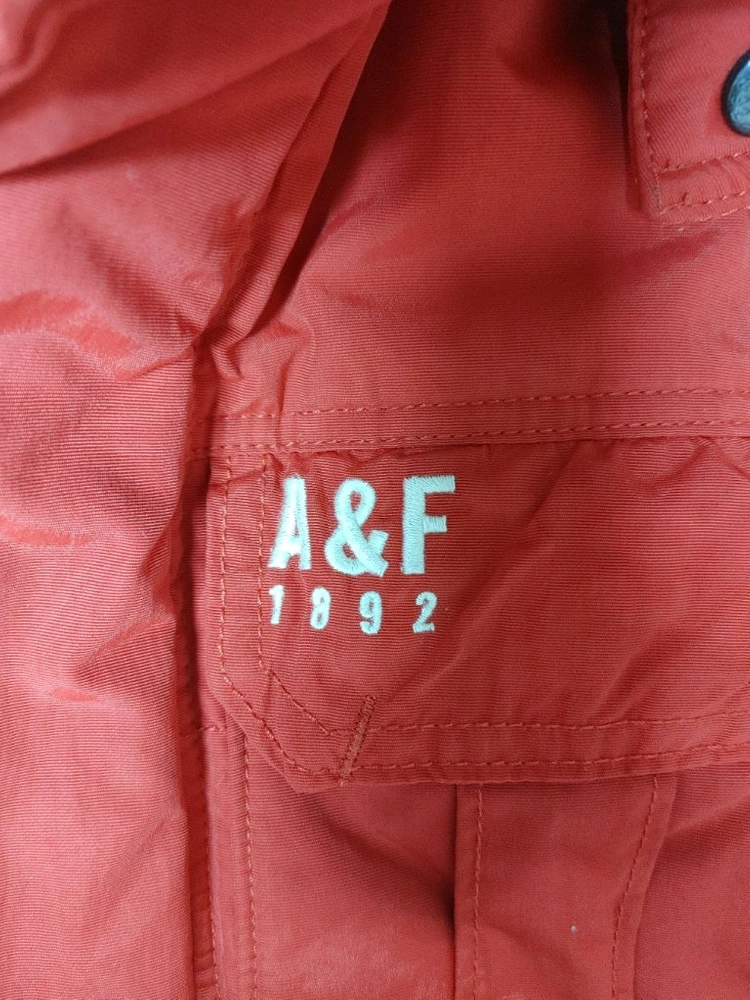 ABERCROMBIE 아베크롬비 찐레드 야상형 후드 파카 이미지