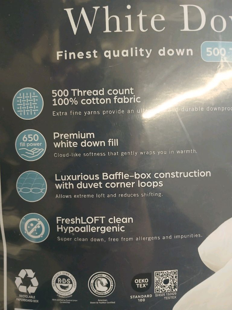 호텔 그랜드 덕다운 오리털 이불 퀸사이즈 새상품--1