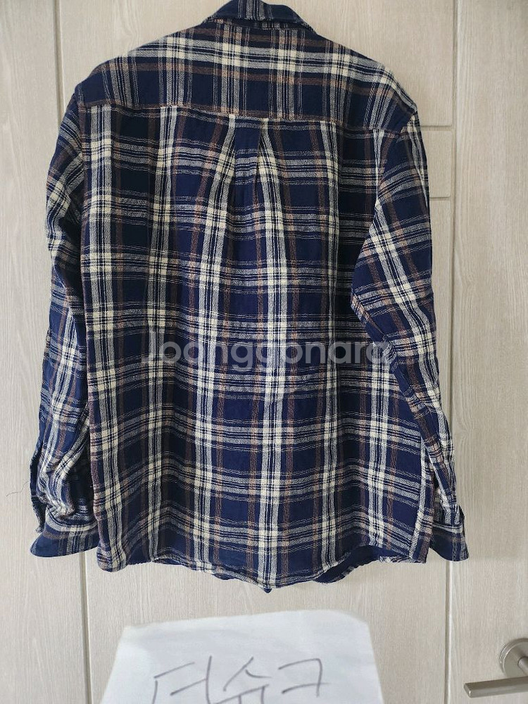 (중고)남자 자라 체크 셔츠 L사이즈--1