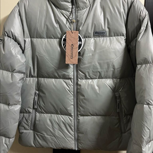 디스커버리 패딩 그레이색 100사이즈 팝니다