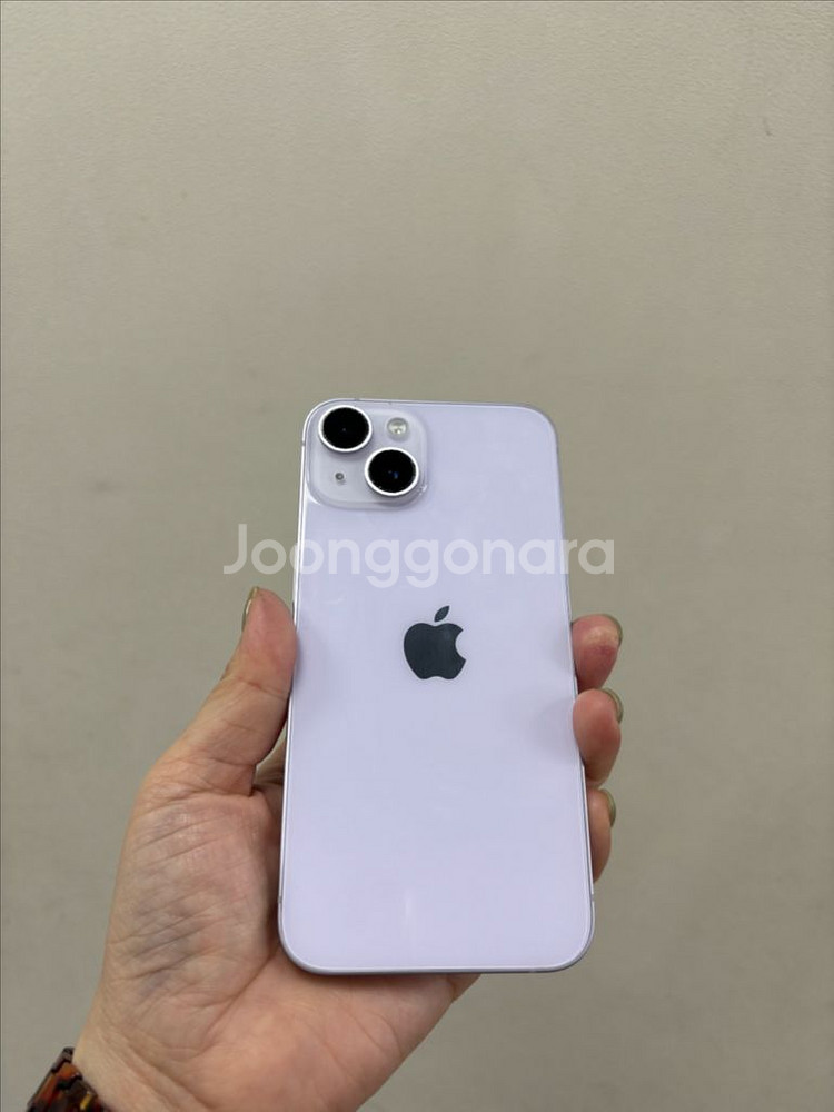 (부산중고폰) 아이폰14 퍼플 256기가 공기계 판매해요--1