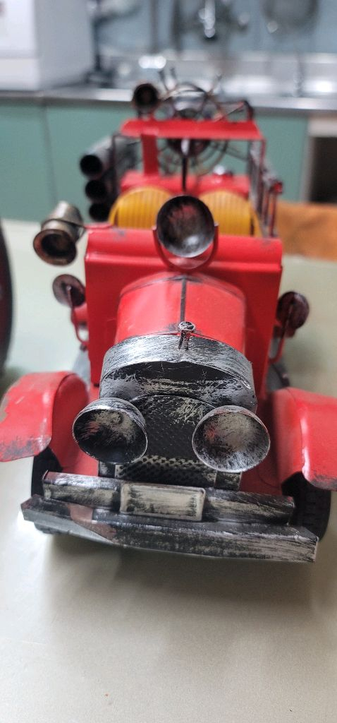 (새상품) 희귀 대형 빈티지 양철 소방차 및 트랙터 마지막 정리제품 설명:수집해온 물건들이 너무 많아져서 장식장 공 이미지