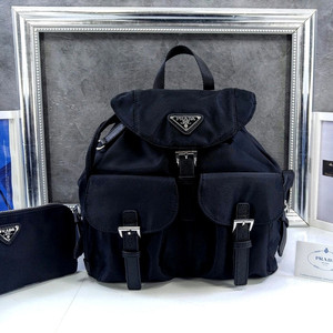 고급 프라다 나일론 백팩