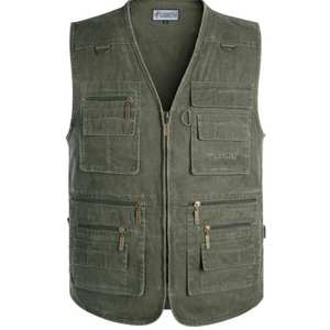 미사용 오디패스 멀티 포켓 야상 캐주얼 베스트 XL