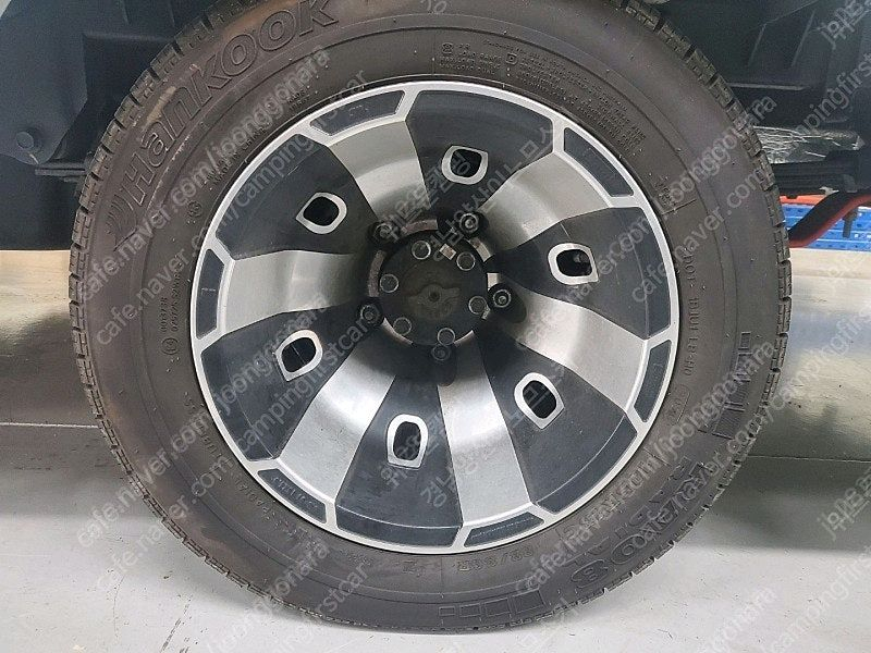 포터 봉고 전륜 휠 ,포터캠핑카 전륜후륜확장휠팝니다 이미지