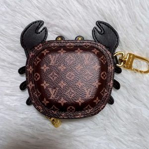 루이비통 꽃게 동전 키링 백참