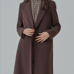 미쏘 테일러드 롱자켓 다크브라운
