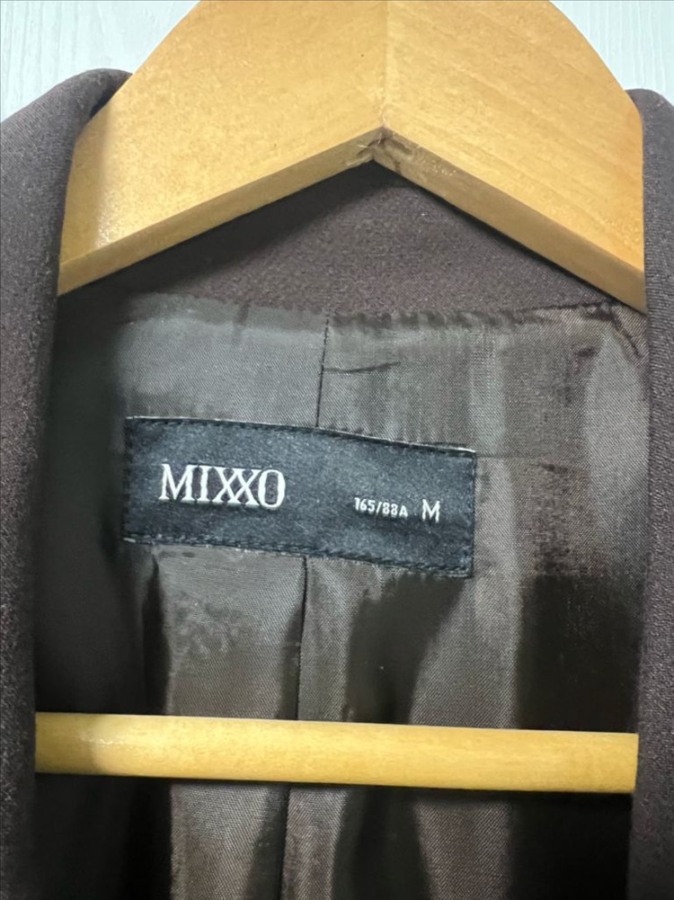 미쏘 테일러드 롱자켓 다크브라운--5