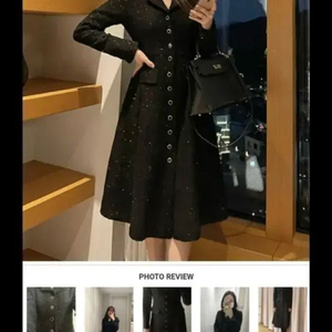 별 헤는 밤 트위드 원피스