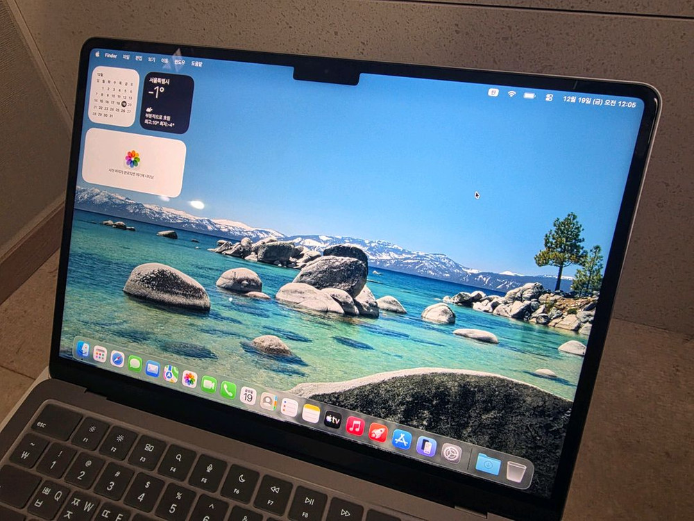 맥북 에어 M2 13.6 8g 256g 스그 풀박스--8