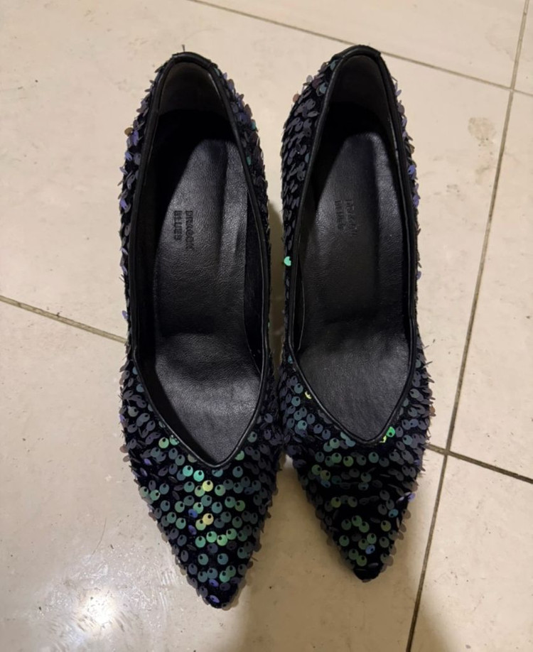 ORR 오르 드래곤블루스 스팽글 펌프스 225 이미지