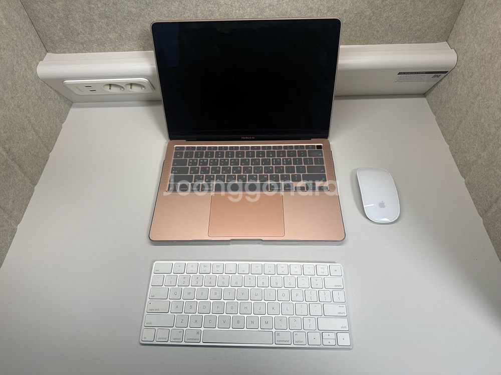 맥북 에어 M1 로즈골드 + 매직키보드 + 매직마우스 세트--1