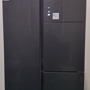 1581 대우클라쎄 802L 3도어큐브 양문냉장고(블랙