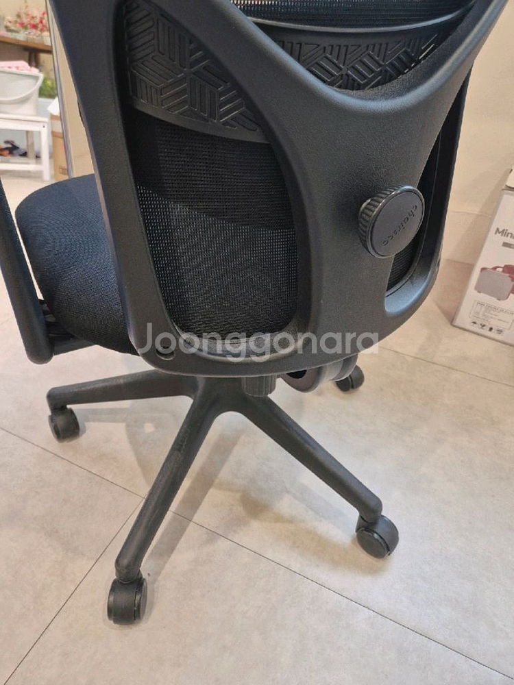 체어스코 검정색 메쉬 사무용 컴퓨터 의자--4