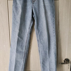 M141 세미 와이드 데님 팬츠(그레이블루)