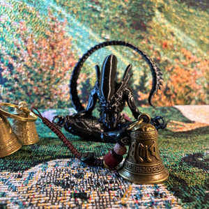 (무배) 에일리언 미니 피규어+만트라문자 키링